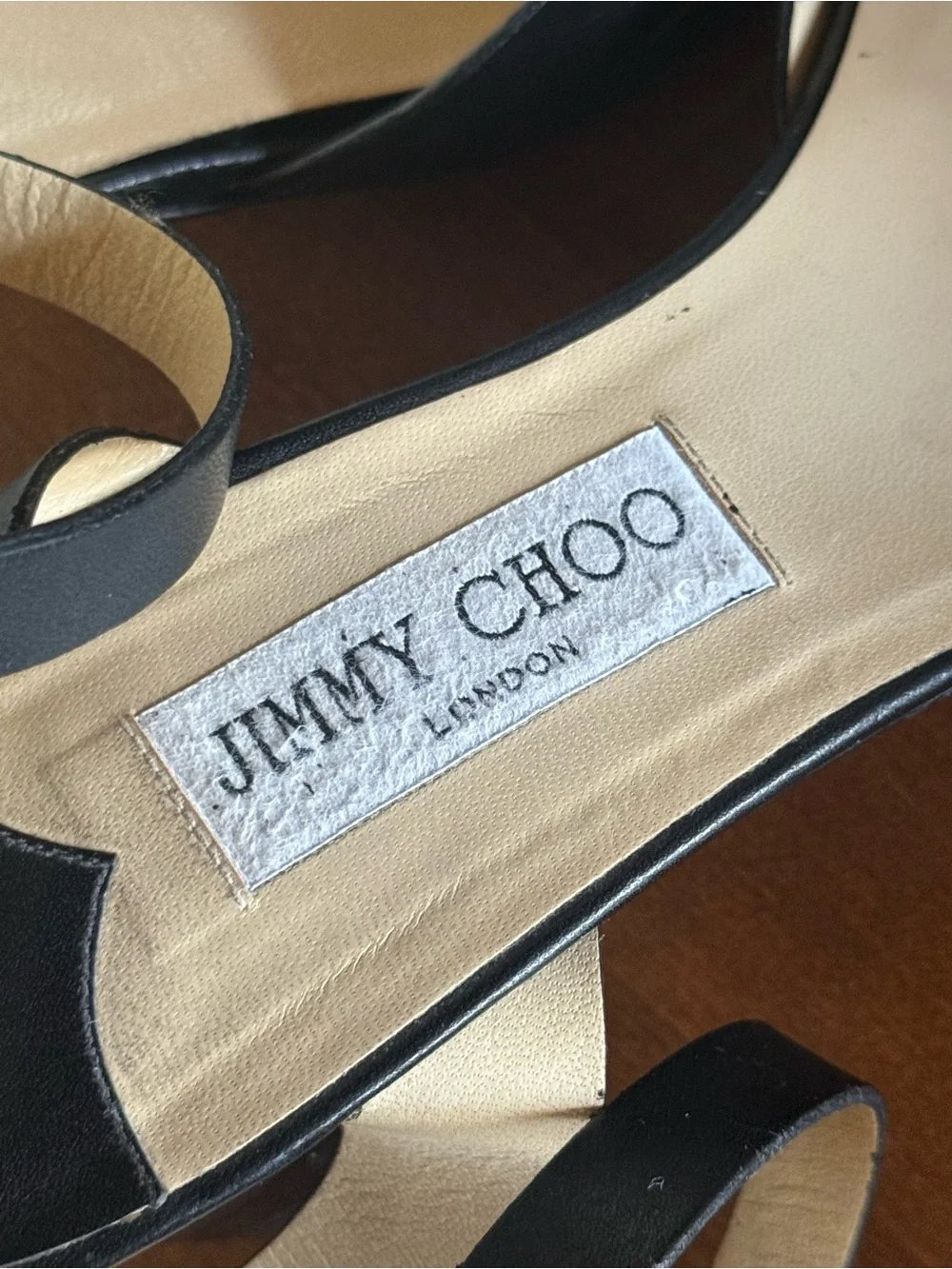 Jimmy Choo Heloise Black Leather Platform Sandals — Size 41.5 (US 10.5)